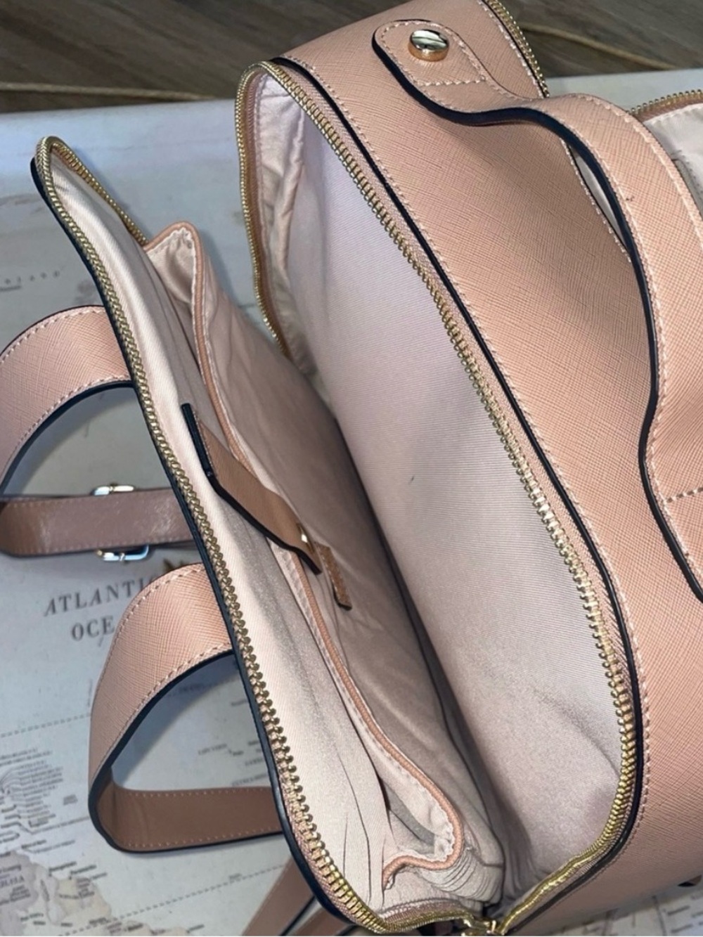 Calpak laptop Backpack in Caramel - Picture 7 of 12